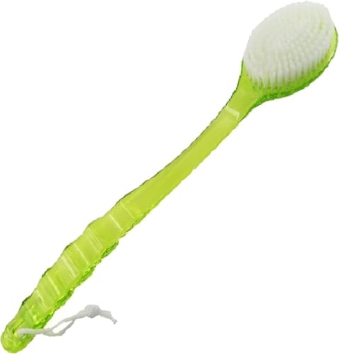 Chic Back Scrubber with Plastic Handle, 350 mm Size - Color may vary