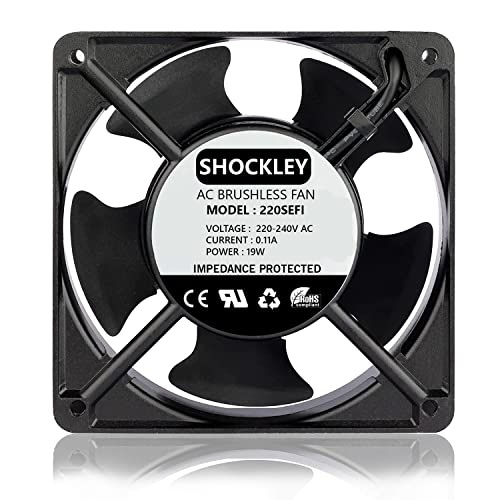 Image of Shockley XH - W3001-50 to 110c Intelligent Digital Thermostat W3001 Digital Temperature Controller Switch (220V / 1500W) (W3001 + 4.5 inch AXIAL FAN 220V + MAINS POWER CORD)