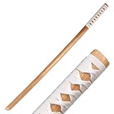 Épée Katana en bois, cordon blanc, entraînement de combat kendo, épée de samouraï, jeu de rôle, cosplay Iaido Bokken