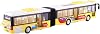 Bus Toy Articulated Toy Pull Back Alloy Sound Effects Opening Doors Light Suitable Girls Party Gift É, Yellow