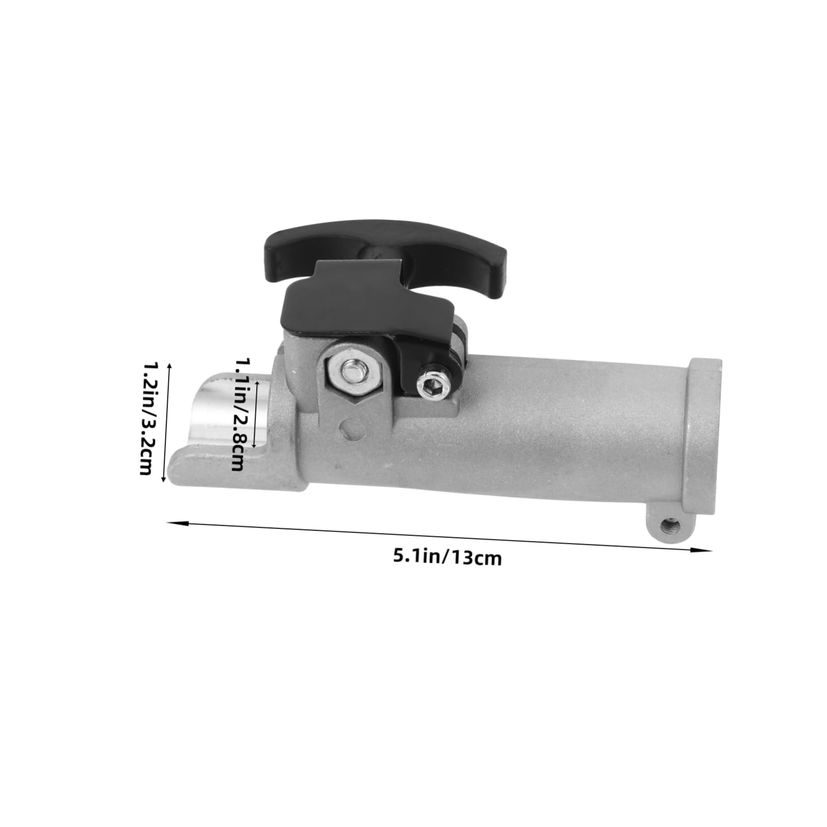 Sosoport Lawn Trimmer Part 28mm Aluminum Mower Shaft Connector Joining Clamp Join Clamp Wide Application for Garden Tools