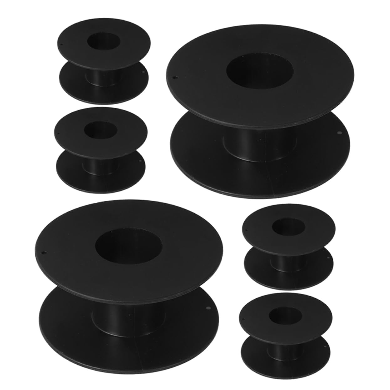 Cabilock Efficient Cable Storage Solution 6pcs Plastic Spools Cord Organizer Reel Electric Cord Holder