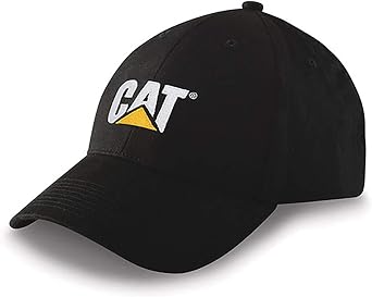 CAT New Caterpillar Baseball Hat Cap Classic Logo Black