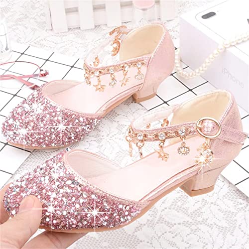 TN TANGNEST Girls' Sequin Pumps Cute Flower Girl Ballet Pumps Party School Wedding Dress Shoes4