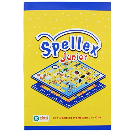 Image of BKDT Marketing Crossword English Word Puzzle Game for Kids - Vocabulary Builder for Kids (Junior Spellex)- Festival Gifts,Diwali Gift