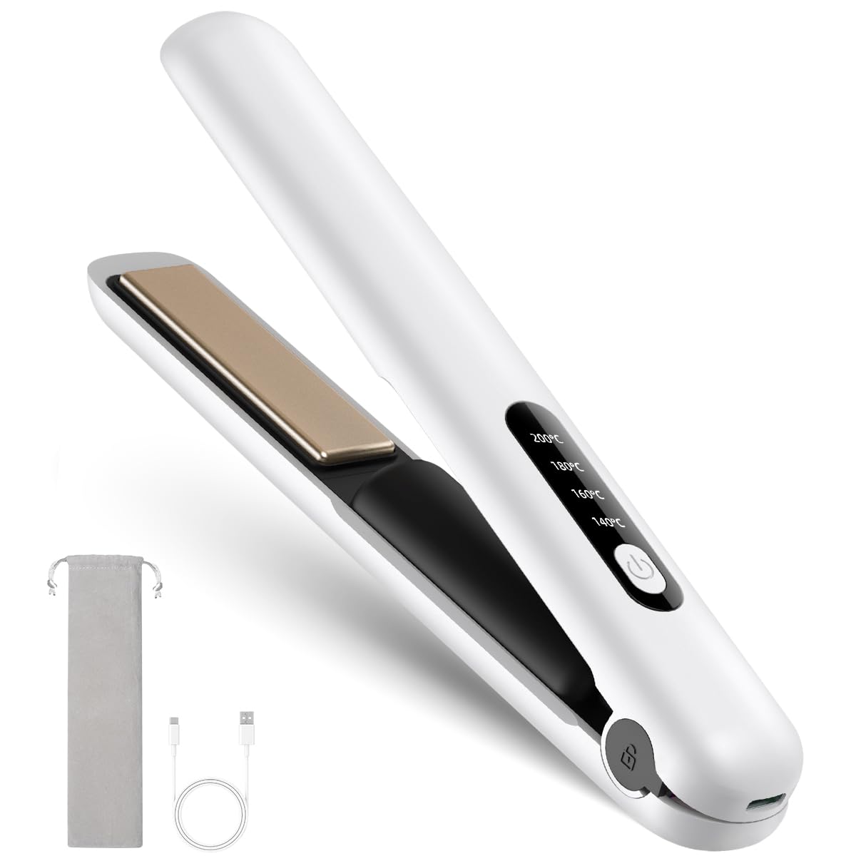 Amazon.co.jp: ヘアアイロン コードレス ミニ ヘアアイロン TYPE-C充電