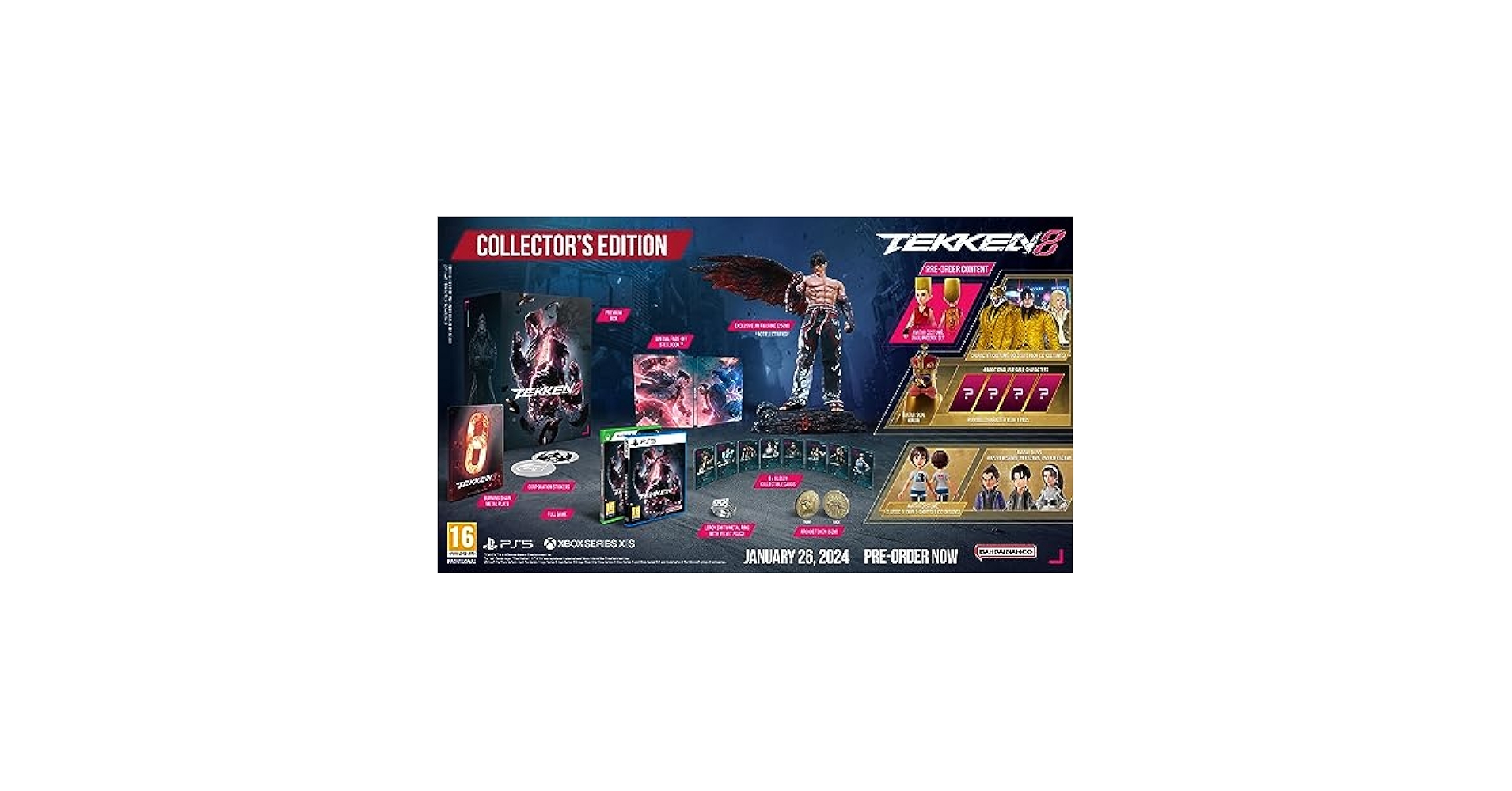 Amazon.com: Tekken 8 Collector'S Edition (Ps5) : 電動遊戲