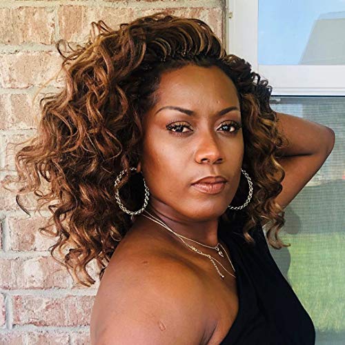 9Inch Ocean Wave Crochet Hair 9Pack Deep Wave Braiding Hair Ocean Wave Crochet Braids Synthetic Hair Extensions (9inch, T30) … … …