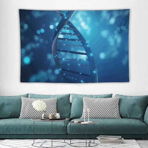 Tapisserie murale bleue lumineuse vintage pour décoration esthétique de chambre
