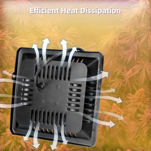 Image of Waterproof 100W LED Grow Light Full Spectrum, CFGROW 3500K White COB LED Grow Light, Natural Heat Dissipation Without Noise, Suitable for Plants All Growing Stage Indoor or Outdoor.