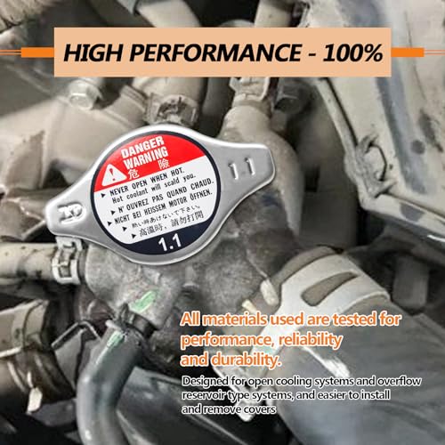 Radiator Cap Cover - Compatible with 1994-2006 Honda Accord 1992-2005 Honda Civic 1997-2005 Honda CRV 1995-2007 Honda Odyssey 2003-2008 Honda Pilot - OEM 19045-PAA-A01 19045PAAA01