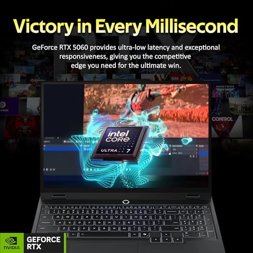 Image of Lenovo Legion 15.1 inch WQXGA 165Hz Gaming Laptop, Intel Ultra 7 255HX, GeForce RTX 5060 GDDR7, 64GB DDR5, 5TB Storage (4TB SSD+1TB Docking Station), 24-Zone RGB Backlit Keyboard, Wi-Fi 7, W11 Pro, Black