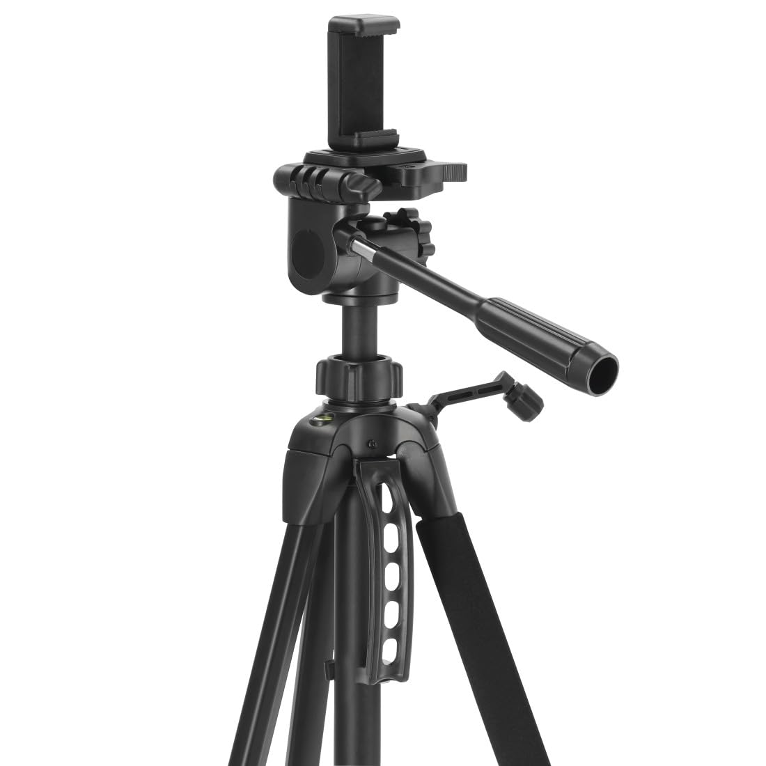 Hama Statyw do kamery Action 153 3D (lekki statyw fotograficzny z uchwytem na telefon komórkowy, tripod o wysokości 60-153 cm, trójnożny statyw z głowicą 3-drożną, statyw do lustrzanki, pasuje do