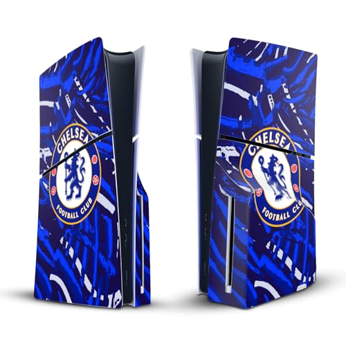 Autocollant Chelsea FC pour salon gaming sur console PS5 Slim Pro