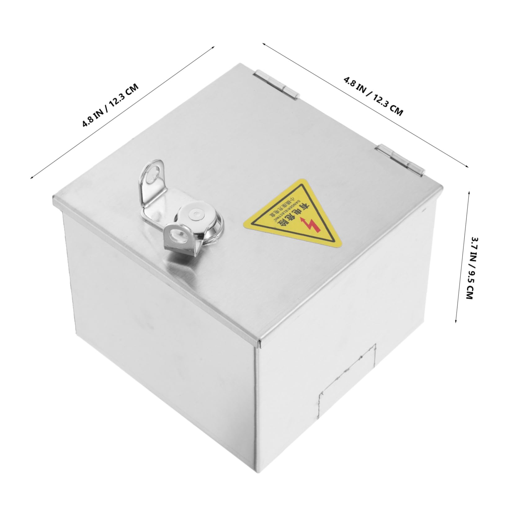 PRETYZOOM Secure Outdoor Socket Box Stainless Steel Weatherproof Electrical Outlet Easy Install Ev Charger