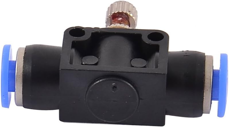 Sourcingmap Speed Controller Valve Pneumatic Quick Fittings 4mm Connecting 6pcs, Blue - Image 3