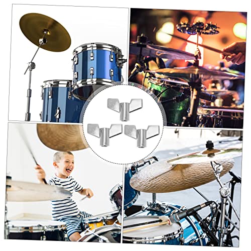 3 Pecas Porca De Tambor Ferramenta Partes De Instrumentos De Percussão Porcas De Montagem Rápida De