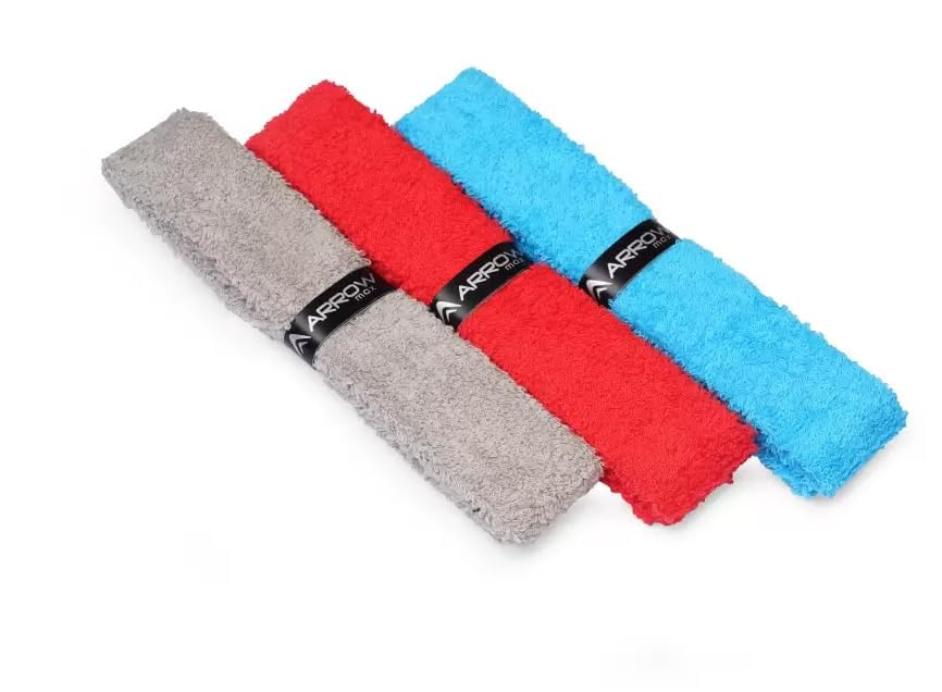 ArrowMax Badminton Towel Grip Anti-Skid Supper Absorbent Self-Adhesive Racket Handle Support Overgrip Tape Replacement Sweat Absorbing - Pack Of 3 (B0C9DCCBTC) Amazon Price History, Amazon Price Tracker