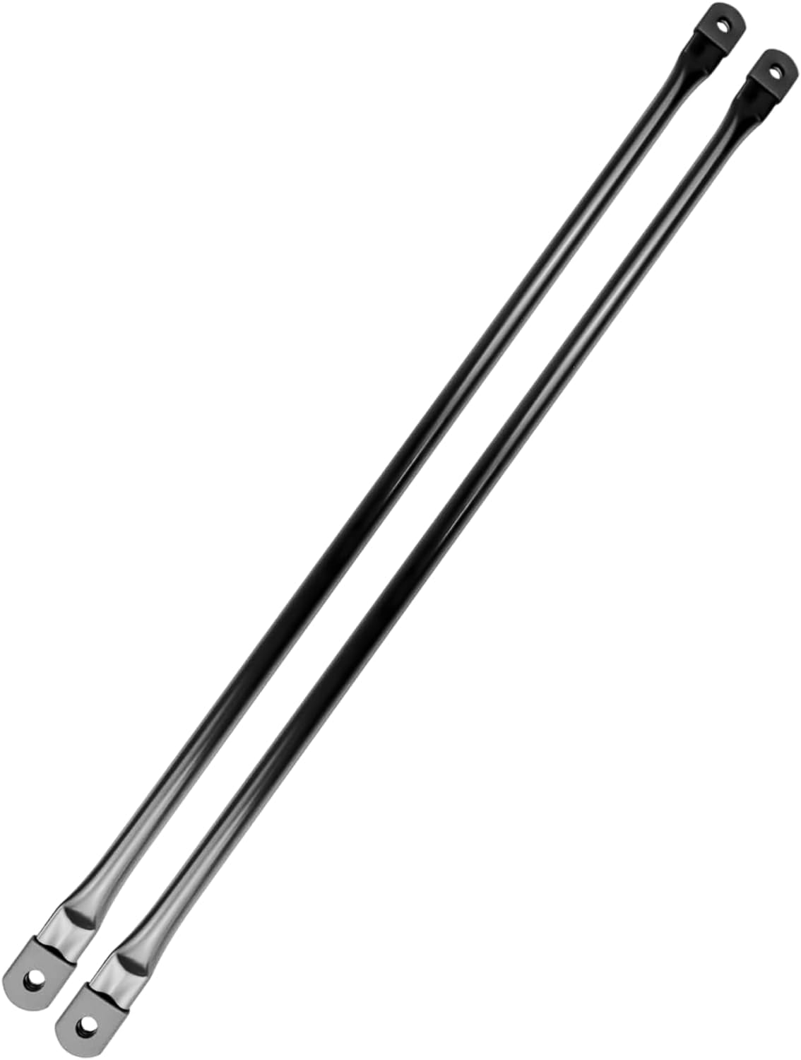 Patio Swing Seat Replacement Rods, 35.4" Black Metal Round Bars for Hanging Swing Seat to Frame, 2pcs