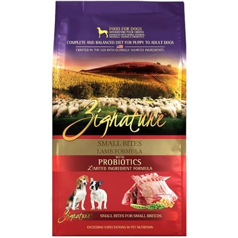 Zignature Lamb Formula Grain-Free Small Bites Dry Dog Food Cover