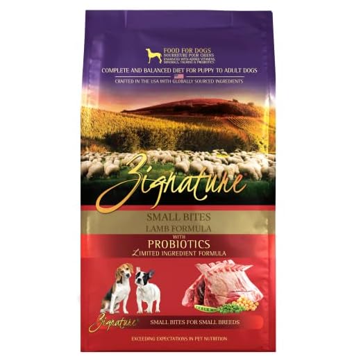 Zignature Lamb Limited Ingredient Formula Small Bites Dry Dog Food 4lb