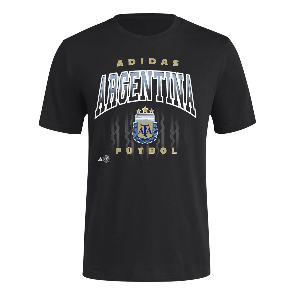 Men's Argentina National Soccer Team Heritage T-Shirt (Black, Large)