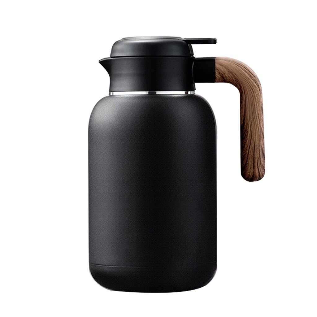 Carafe à café isotherme anti-fuite en acier inoxydable de 2 litres