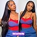 tobasew 13x6 Straight Lace Front Wigs Human Hair 200 Density HD Transparent Lace Frontal Human Hair Wigs for Women Glueless Wig Pre Plucked 28 Inch