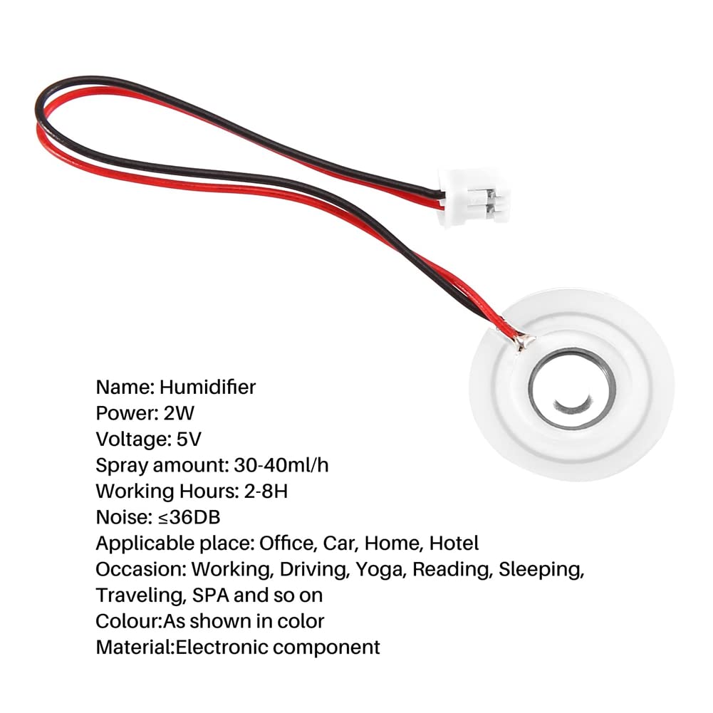 4PZ 20MM Ultrasonic Mist Maker Fogger Atomizzatore Trasduttore Atomizzatore Pellicola Piastra Accessori Umidificatore Guarnizione nel Gomma