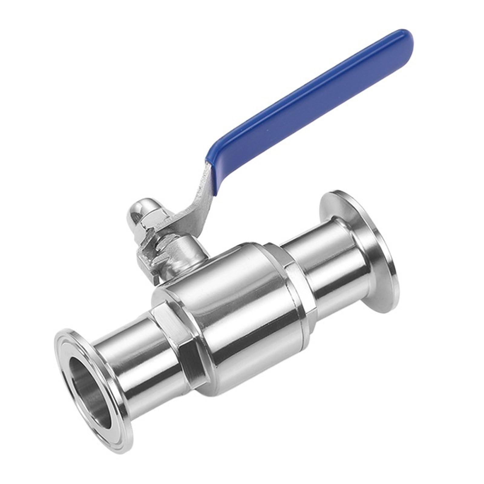 Sahul 304 3/4" & 1.5" Tri Clamp Ball Valve, /316L Stainless Steel, Od12.7-38Mm, Tc25.4/50.5Mm For Homebrew, Dairy & Sanitary Systems(Od25x Tc50.5mm,)