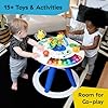 Baby Einstein, Centro y Mesa de Actividades Around We Grow, Andador Evolutivo, Estación de Juguetes Extraíble, Multilingüe, Asiento Gira 360°, Altura Ajustable, a partir de 6 meses #5