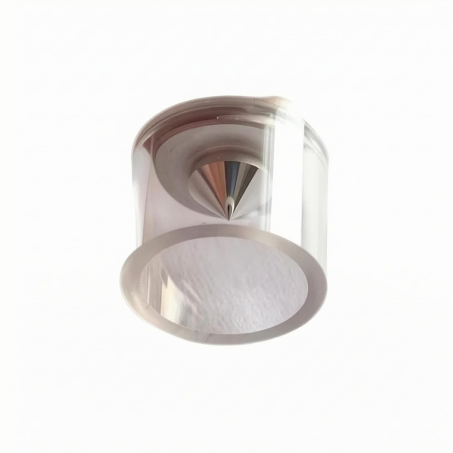 Conical Insert Spirit Bubble Level Vial Transparent Replacement Spirit Vial Cylindrical Measurement Tool Accessory Rounded, Glass Tube Cone Set-image-32