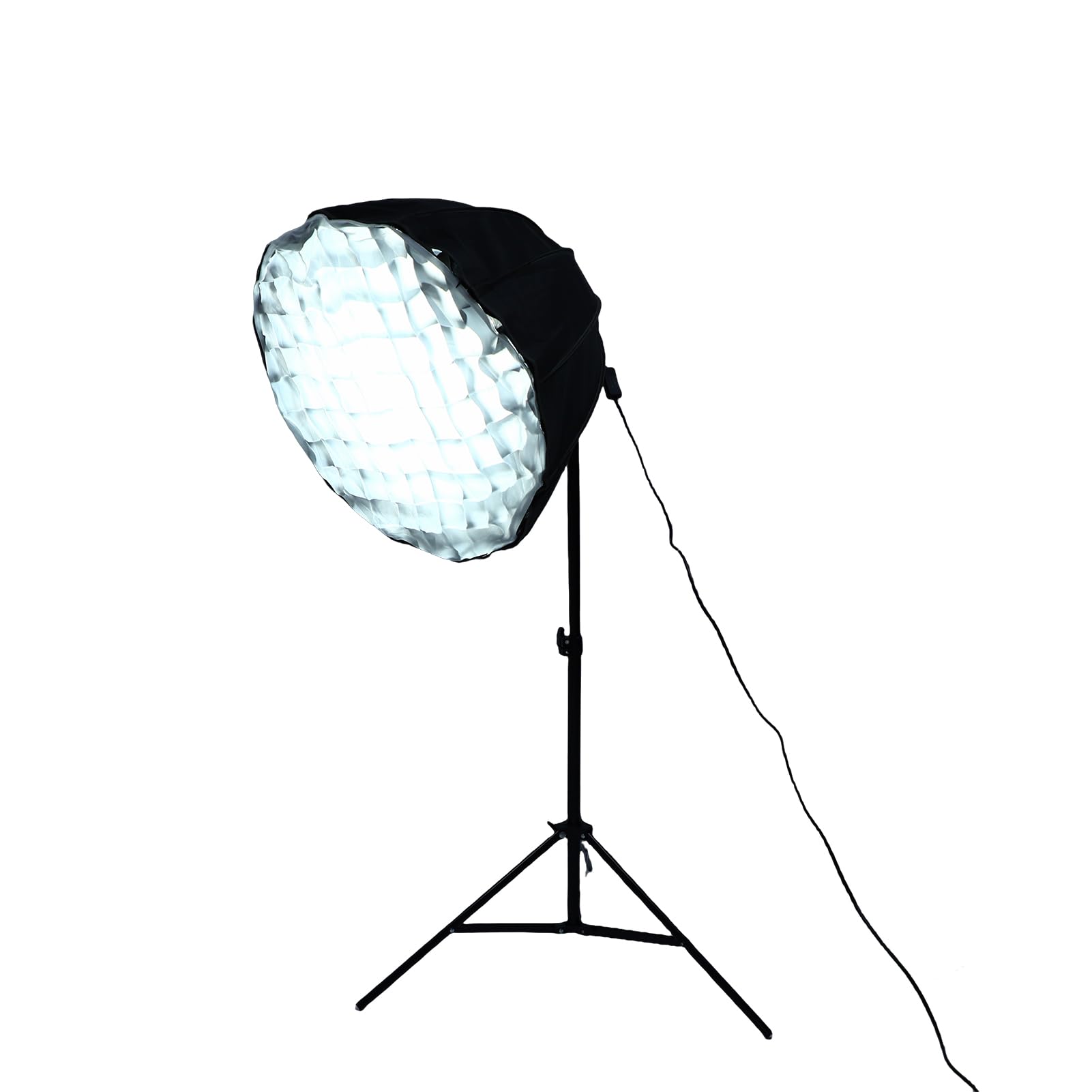 Luocute Zestaw Oświetlenia Fotograficznego Softbox, 85 W 2800 K 5700 K 3-kolorowa Regulowana żarówka LED z Pilotem, 60 Cm 12-stronny Ulepszony Softbox, Statyw 2,1 M, do (Wtyczka UE 800 W)