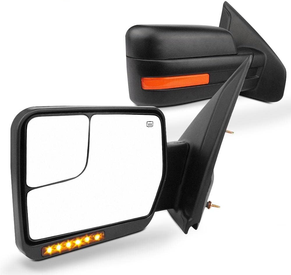 SCITOO Tow Mirrors Compatible with for 20042014 For Ford