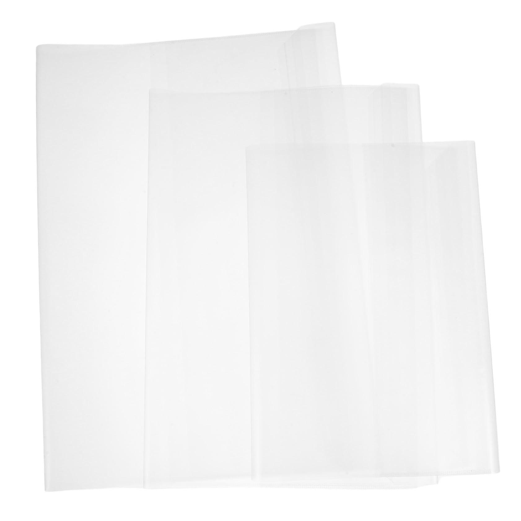 60 Pezzi Copertine Trasparenti Protettive per Libri Scolastici Pellicola Spessa e Resistente per Custodie Protettive per Libri in Film Chiaro Facili da Installare e Impermeabili