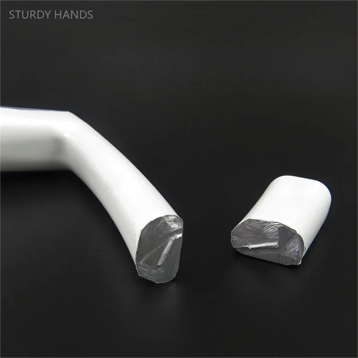 Zinc Alloy Plastic Steel Door Lock Flat Open Double Sided Pull Handle and Key 1Pcs(Green_58MM)