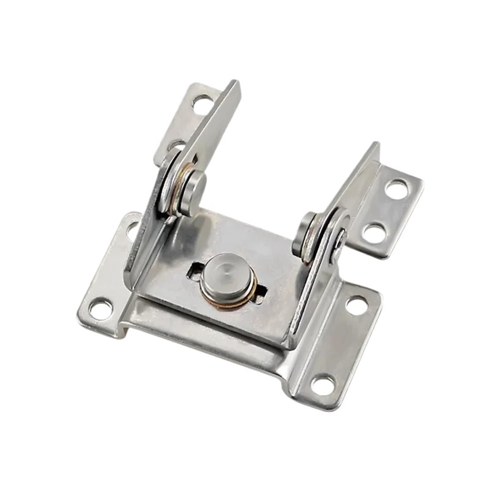 Ehfqpjybbo One Color Dual Axis Stainless Steel Damping Hinge Can Rotate 360 ° Freely Stop And Tilt 1Pcs