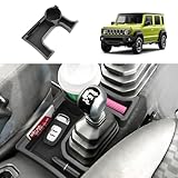 Coleya スズキ ジムニー JB64S/JB74W MT車専用 コンソールトレイ センター収納ボックス センターコンソールトレイ ABS材質 ラバーマット付き 滑り止め 耐摩擦 耐汚れ 取付簡単 小物入れトレイ カーアクセサリー