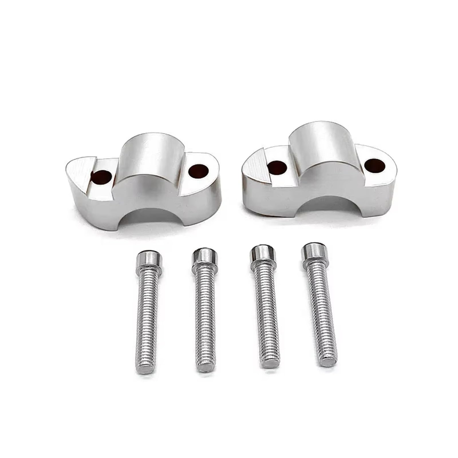 Elevador Manillar Suzuki GSX-S 1000 F 2015-2023 Kit Alzas Manillar 20mm Plata 5