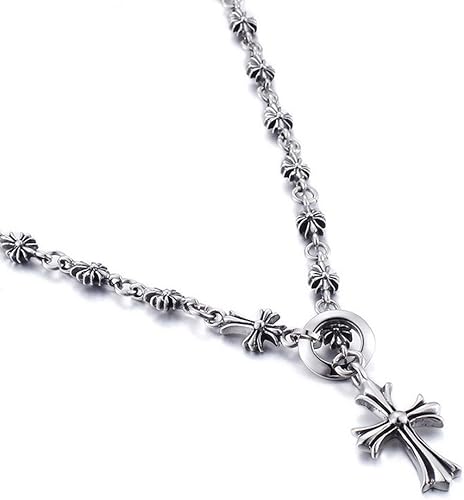 Amazon Pw S925純銀製 王権の象徴 百合の紋章 クロムハーツ風 ネックレス ジュエリー 通販 Amazon Pw S925純銀製 王権の象徴 百合の紋章 クロムハーツ風 ネックレス ジュエリー 通販