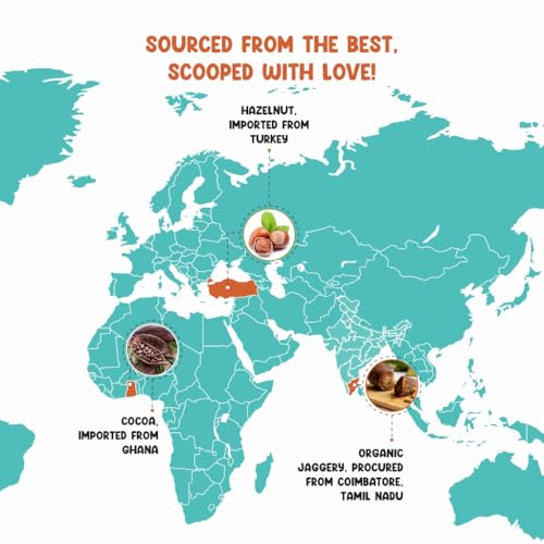 Image of Scoopy Real Hazelnut Chocolate Spread | 100% Sweetened with Dates & Jaggery | Zero Palm Oil | No Refined Sugar | No Artificial Flavors | Clean & Healthy (250g)