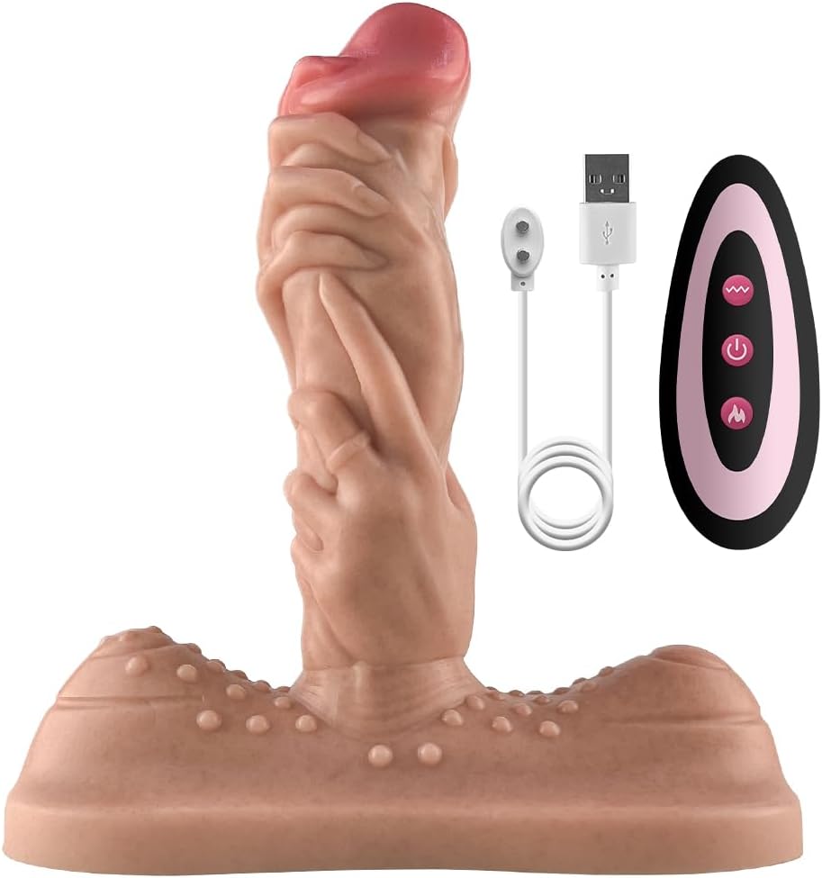 Sit and Ride Dildo Vibrator Women Sex Toys with 10 Thrusting & Vibrating Modes Remote Control Thrusting Dildo for Clit Anal G Spot Stimulation Adult Sex Toy Couples