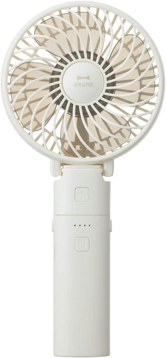 Amazon | 携帯扇風機 手持ち扇風機 BRUNO ブルーノ ポータブルミニファン ハンディファン 卓上 ミニ扇風機 小型 ホワイト ...