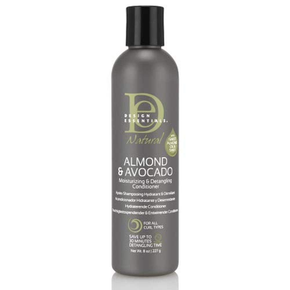 Design Essentials Moisturizing and Detangling Conditioner Almond and Avocado Collection, 8 Ounces