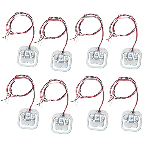 8PCS 50kg Load Cell Half Bridge Strain Gauge Human Body Scale Weight Sensor Amplifier Module