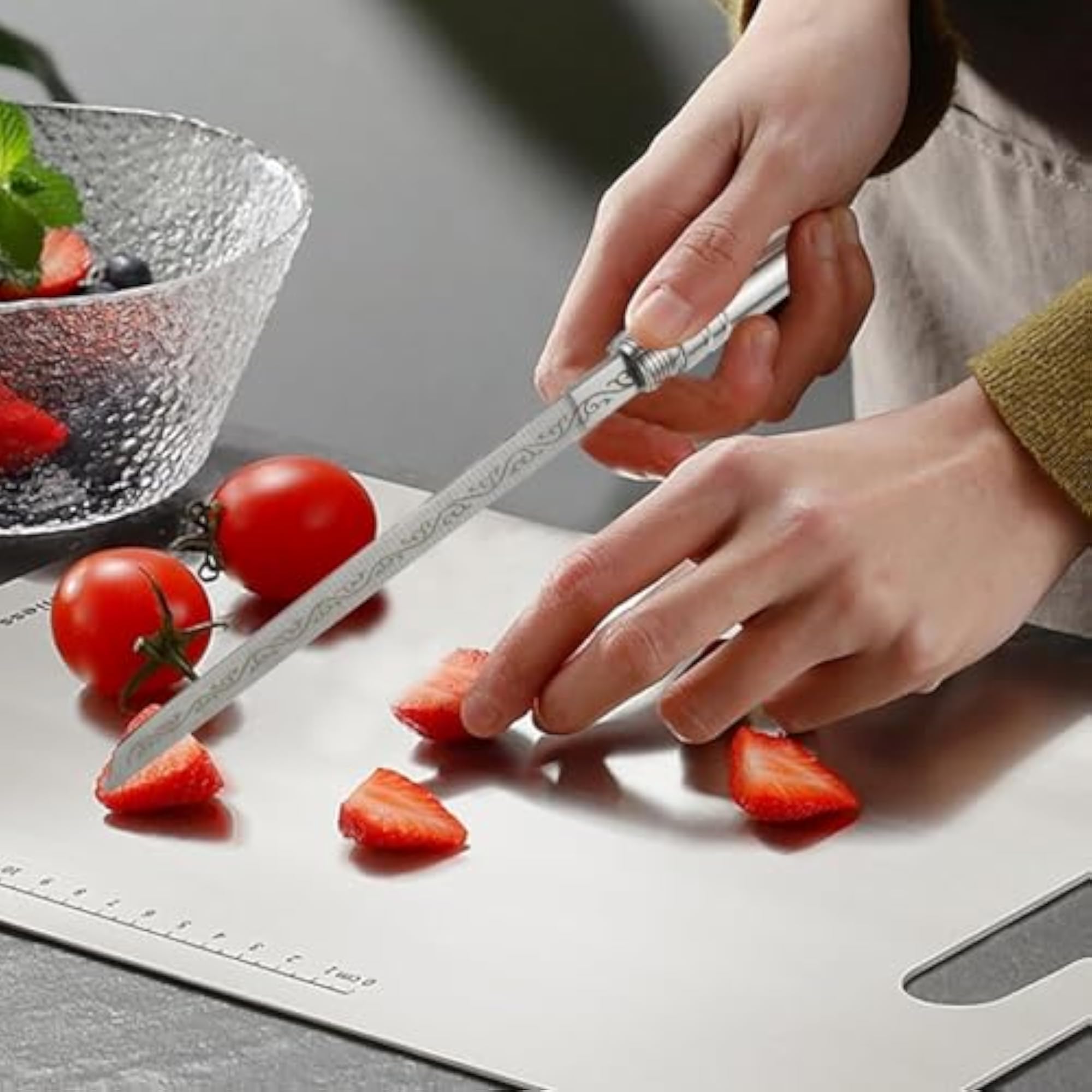 Stainless Steel Fruit Corer & Decorative Carving Tool