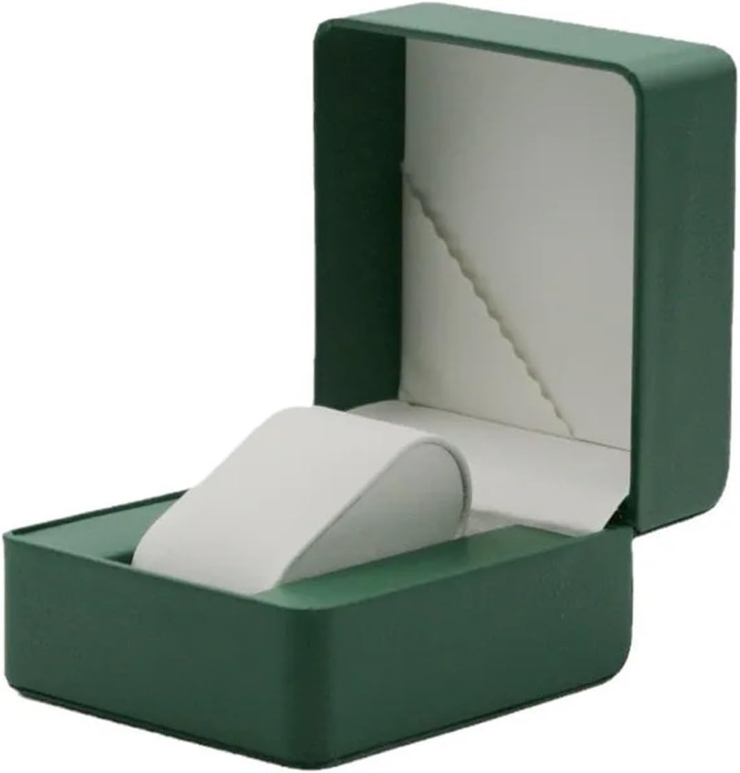 1PCS Watch Box Soft Single Protective(Green)
