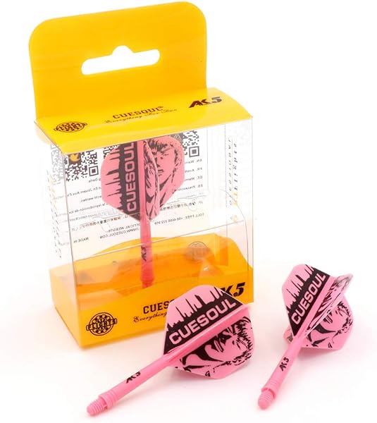 CUESOUL Rost Cañas integradas de Dardos y Plumas de Dardos de Forma estándar, Juego de 3 Piezas - 1