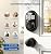 Veise Keyless Entry Door Lock, Electronic Keypad Deadbolt, Keyed Entry, Auto Lock, Anti-Peeking Password, Back Lit & Easy Installation Design, Matte Black