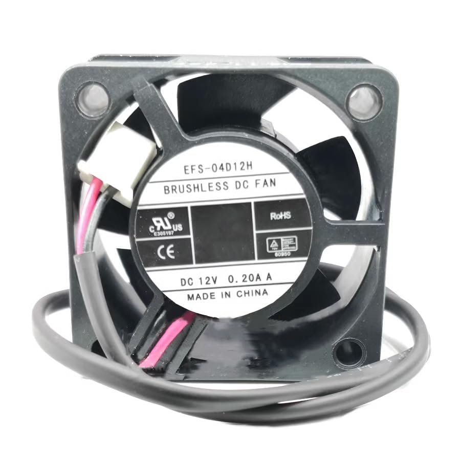 Amazon.com: LANGSHENG DC12V 0.20A 2-Wire 40x40x20mm 4cm Cooling